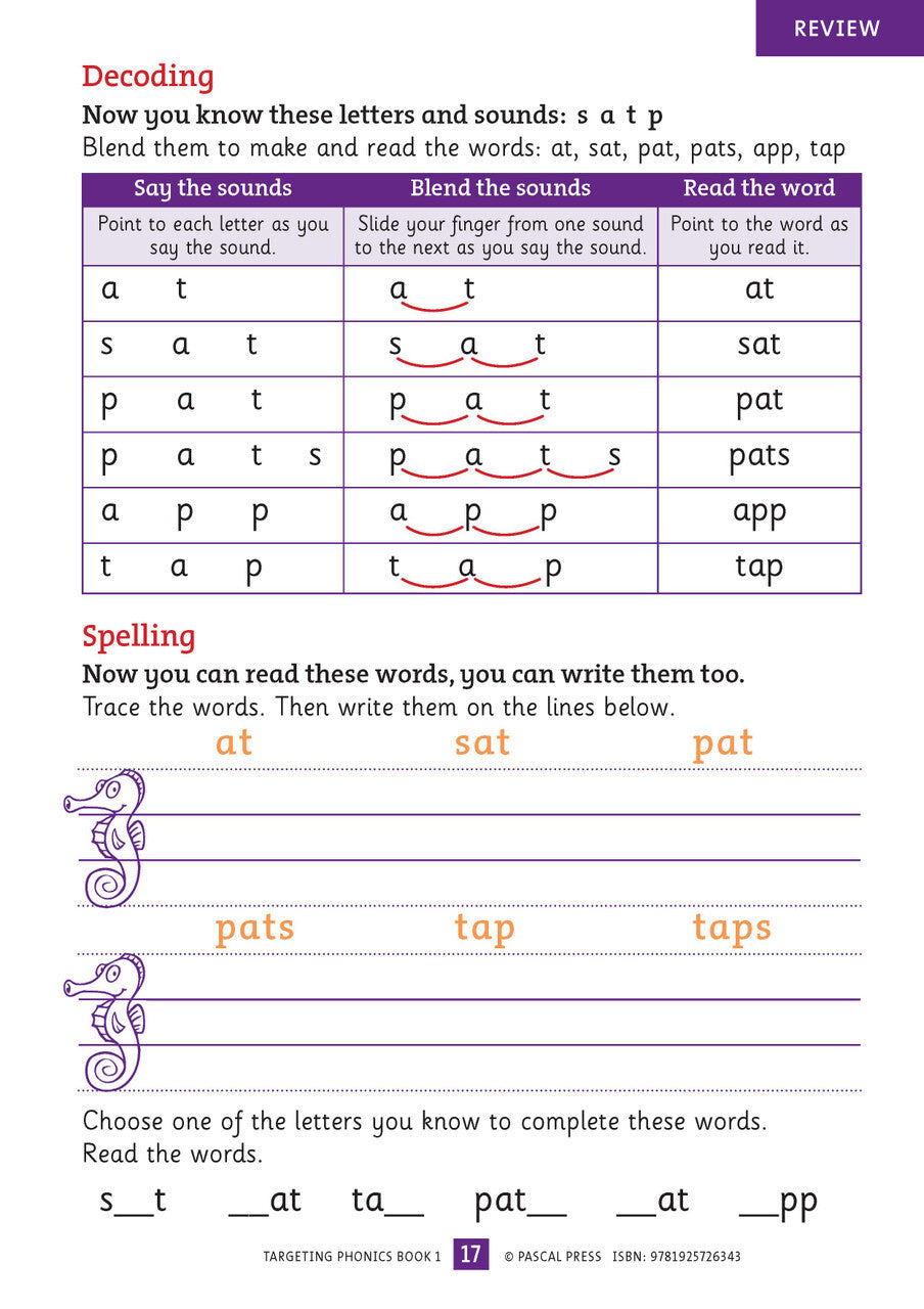 Targeting Phonics - Book 1