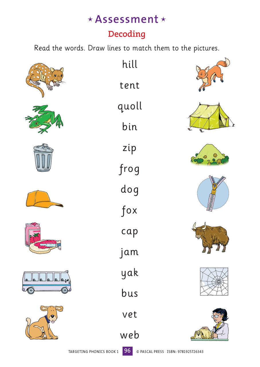 Targeting Phonics - Book 1