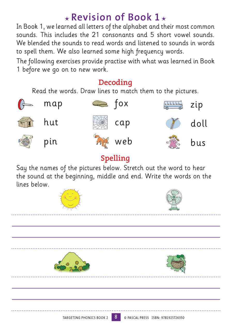 Targeting Phonics - Book 2