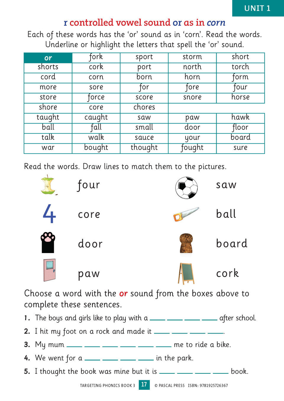 Targeting Phonics - Book 3