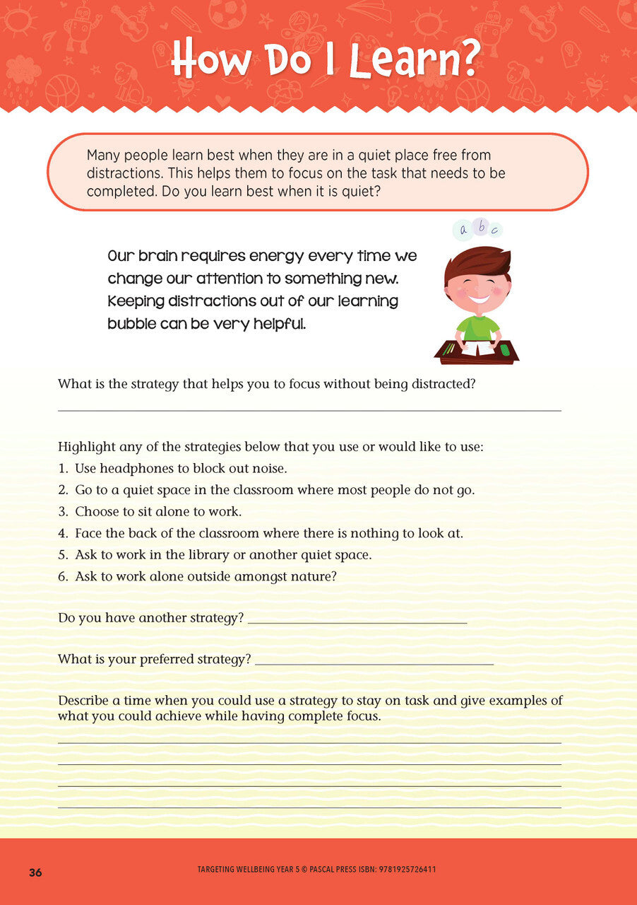 Targeting Wellbeing Year 5