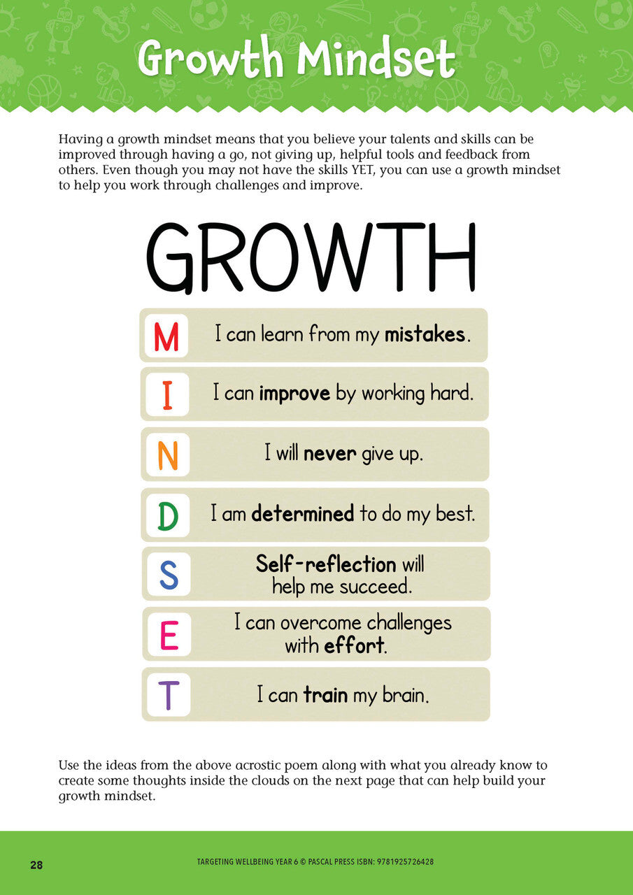 Targeting Wellbeing Year 6