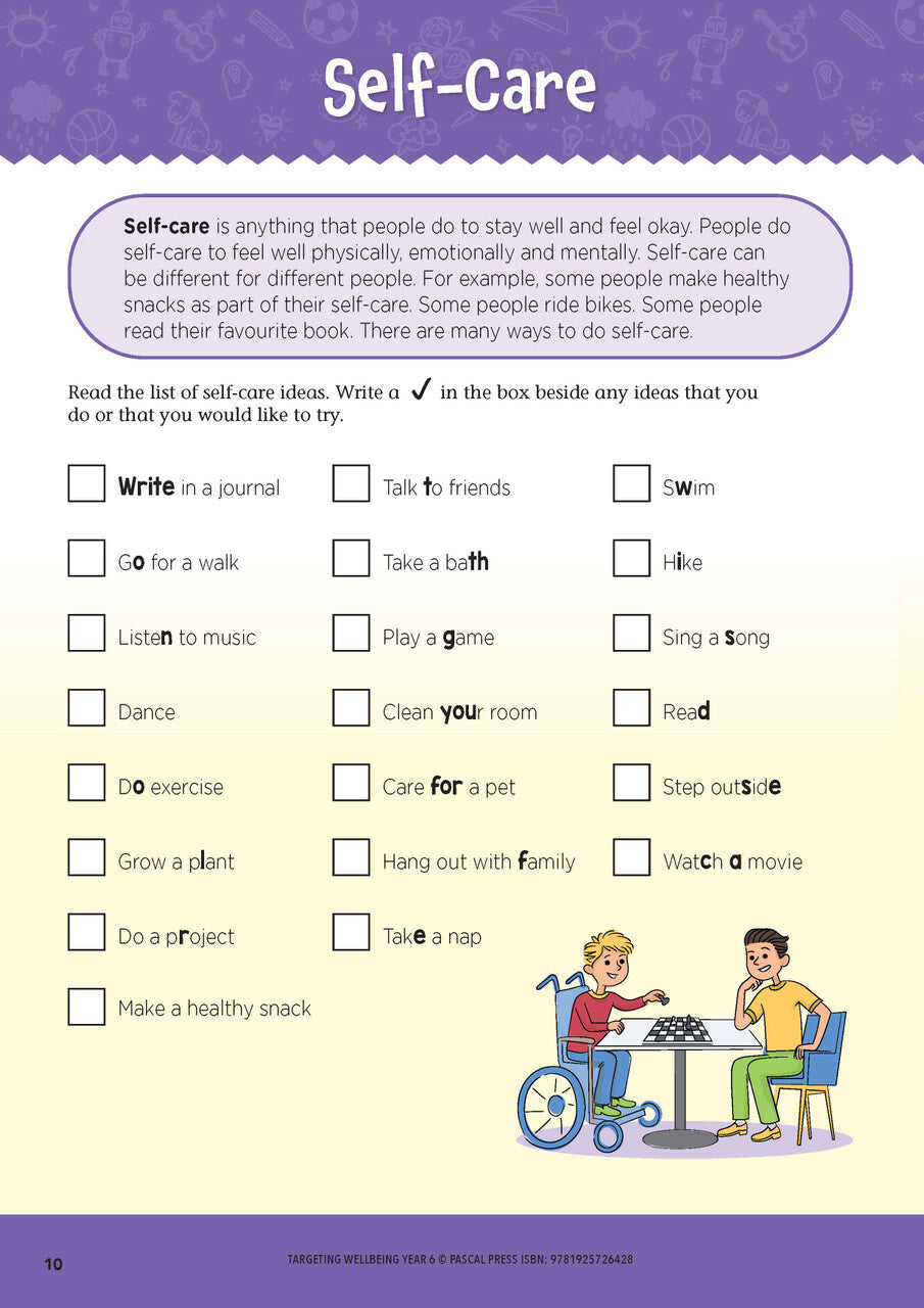 Targeting Wellbeing Year 6