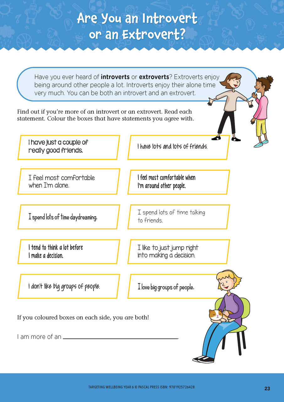 Targeting Wellbeing Year 6