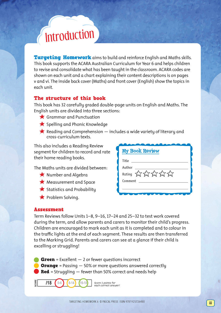 Targeting Homework Activity Book Year 6 New Edition
