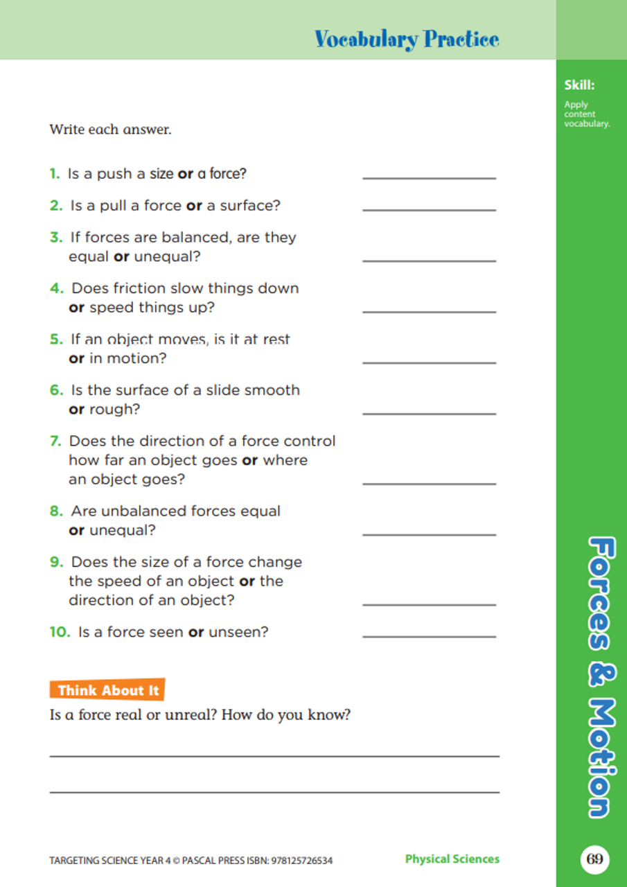 Targeting Science Year 4