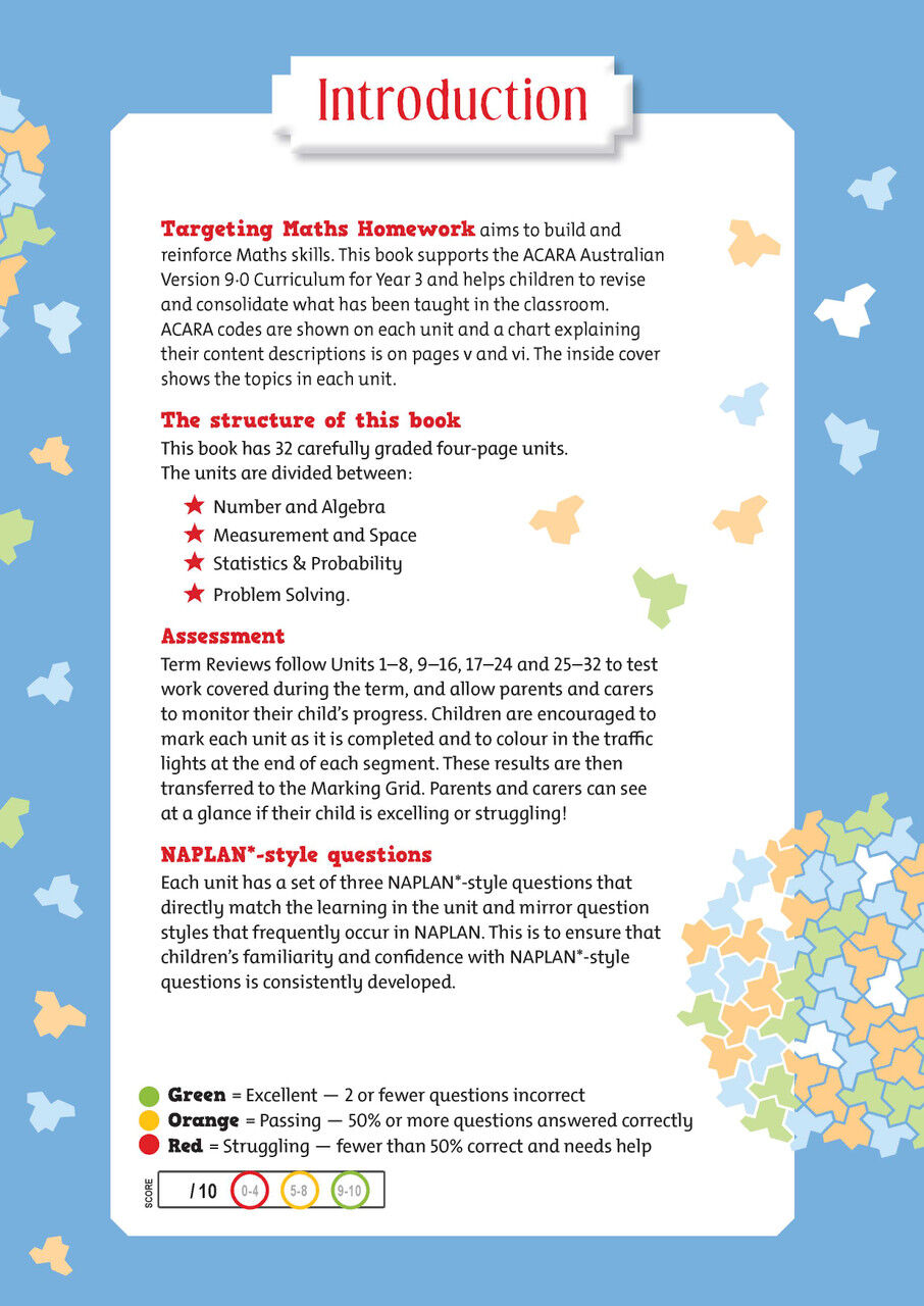 Targeting Maths Homework Year 3