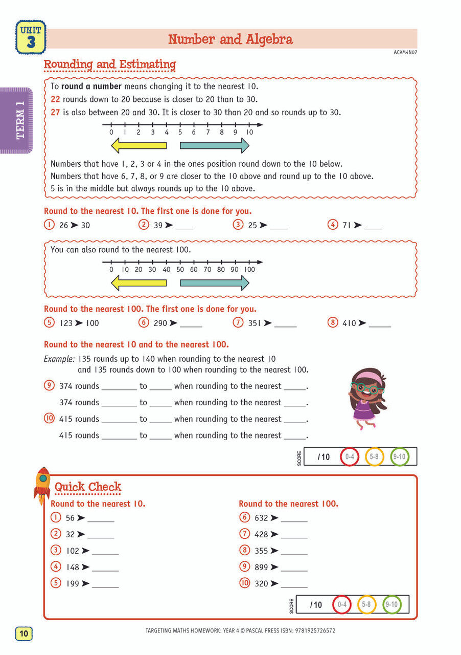 Targeting Maths Homework Year 4