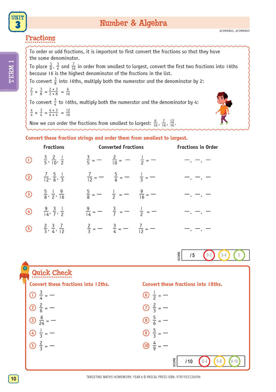 Targeting Maths Homework Year 6