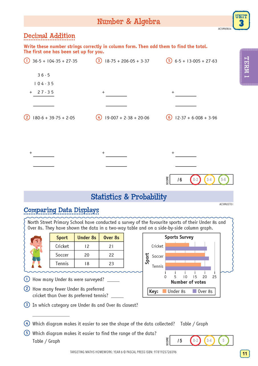 Targeting Maths Homework Year 6
