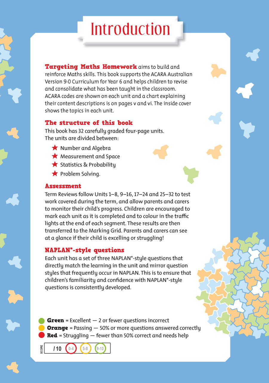 Targeting Maths Homework Year 6