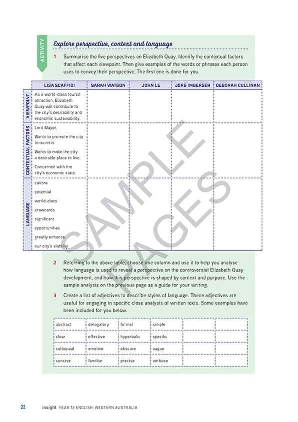 Year 12 English: Western Australia (Print & Digital)
