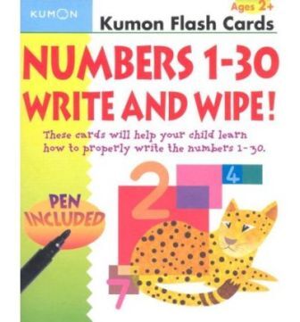 Numbers 1-30 Write & Wipe Flash Cards