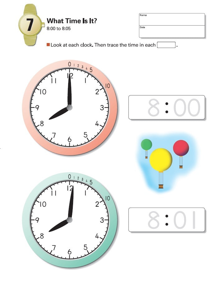 My Book of Telling Time: Learning About