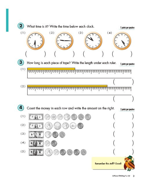 Geometry and Measurement - Year 3