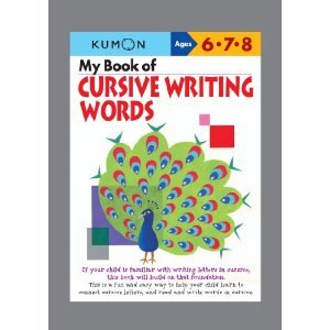 My Book of Cursive Writing: Words