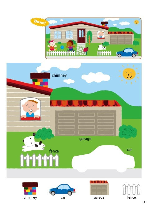 Vocabulary Sticker Books: At Home