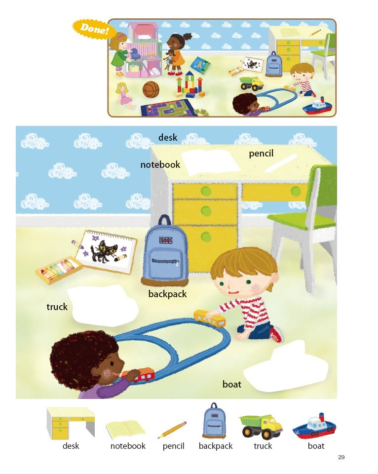 Vocabulary Sticker Books: At Home