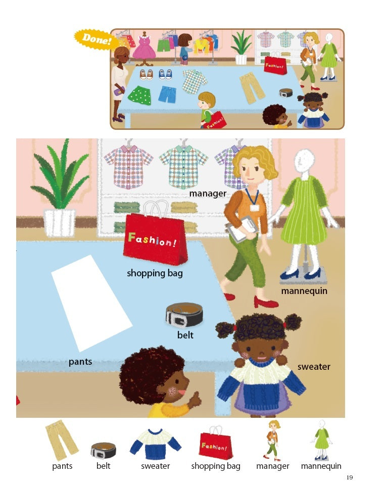 Vocabulary Sticker Books: Around Town