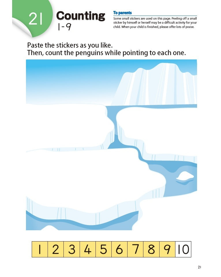 Counting with Stickers 1-10