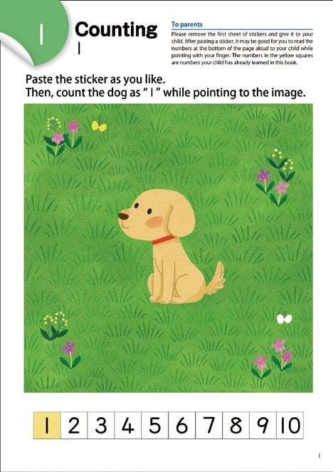 Counting with Stickers 1-10