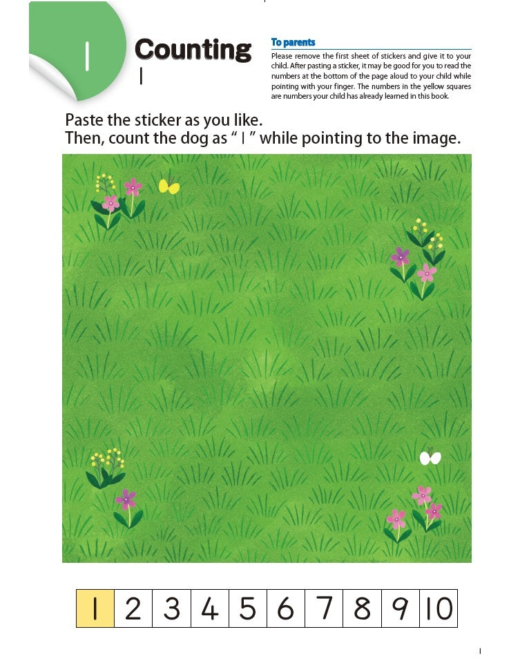 Counting with Stickers 1-10