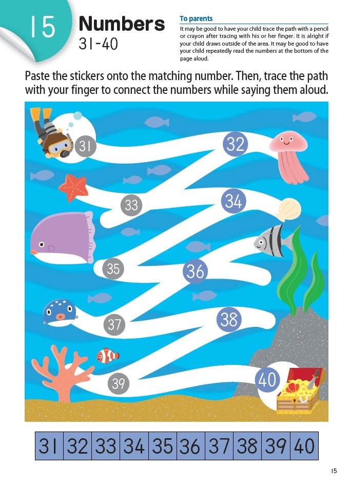 Counting with Stickers 1-100