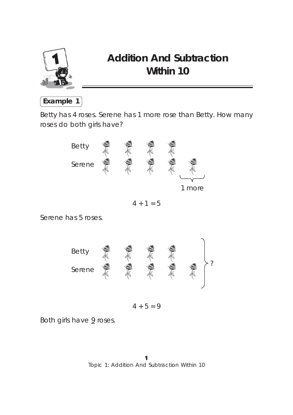 SAP Maths Problem-Solving Strategies Book 1 sample page