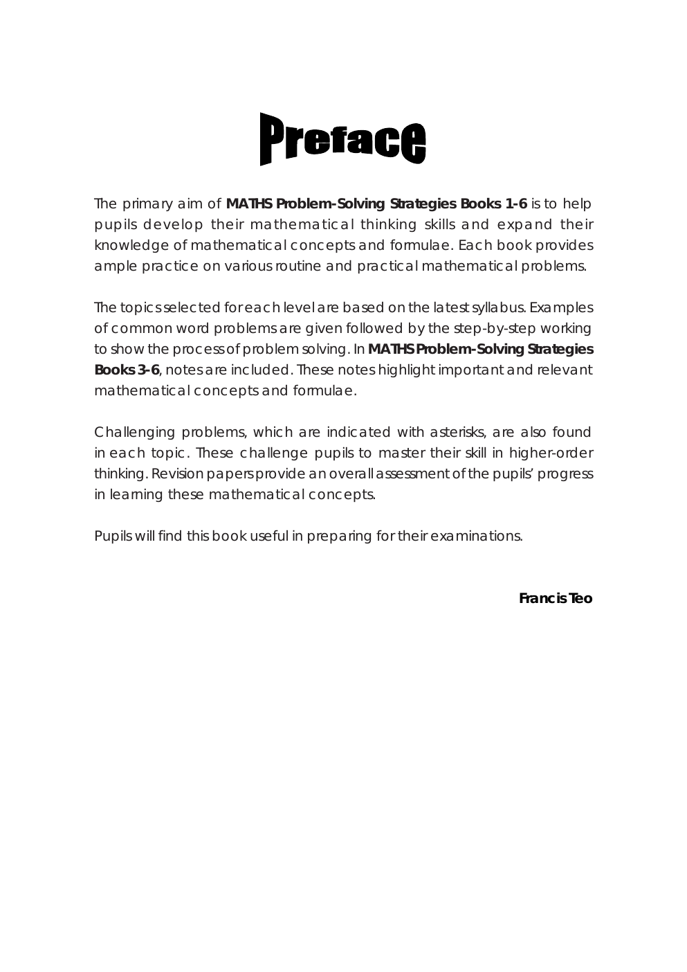 SAP Maths Problem-Solving Strategies Book 6 sample page