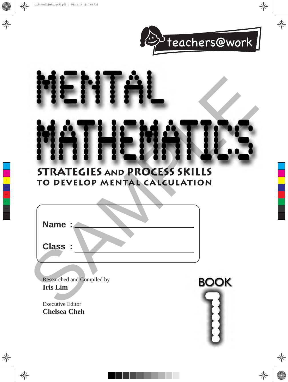 Mental Maths - Book 1 sample page