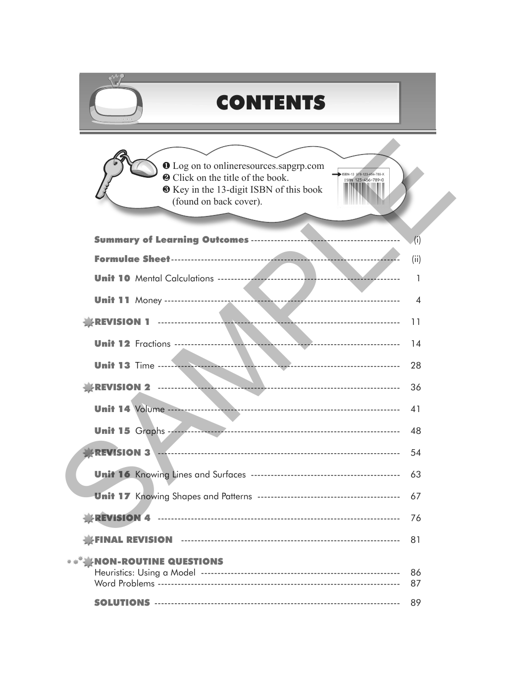 Learning Maths 2B sample page