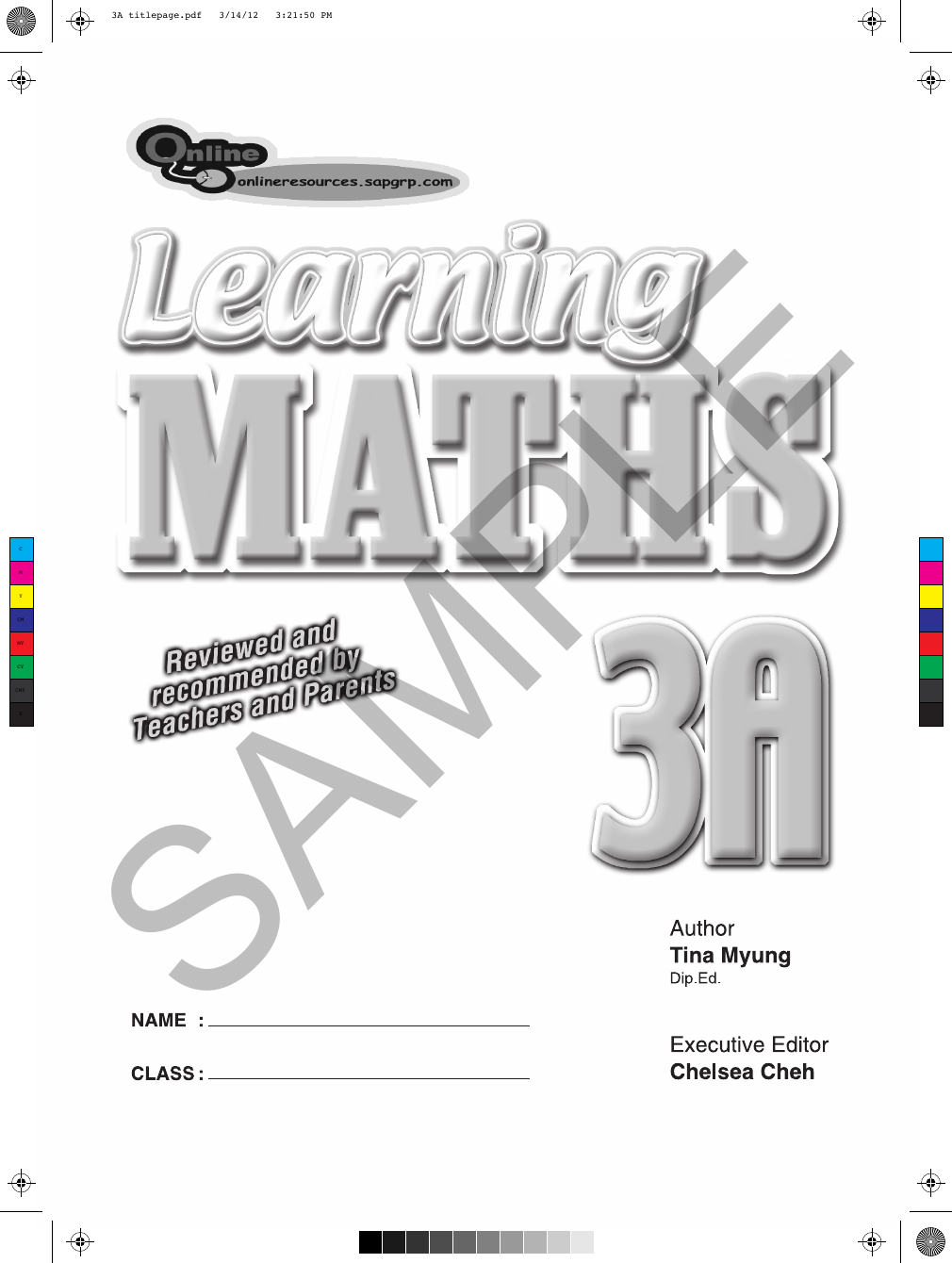 Learning Maths 3A sample page