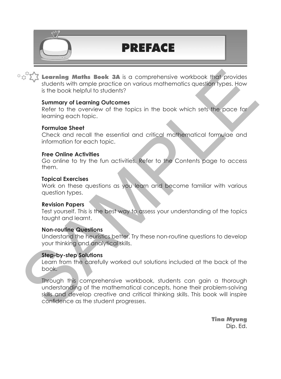 Learning Maths 3A sample page