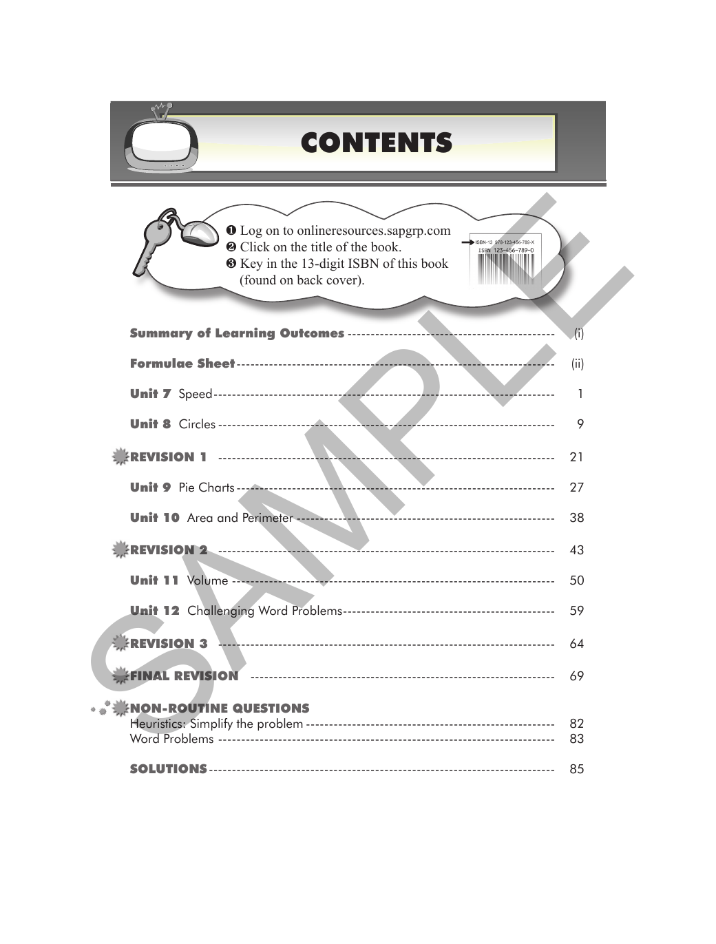 Learning Maths 6B sample page