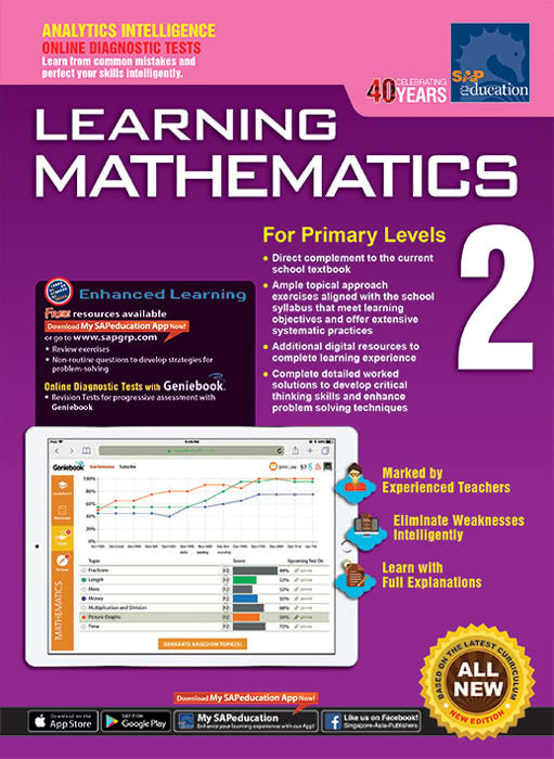 Learning Mathematics for Primary 2 + Geniebook