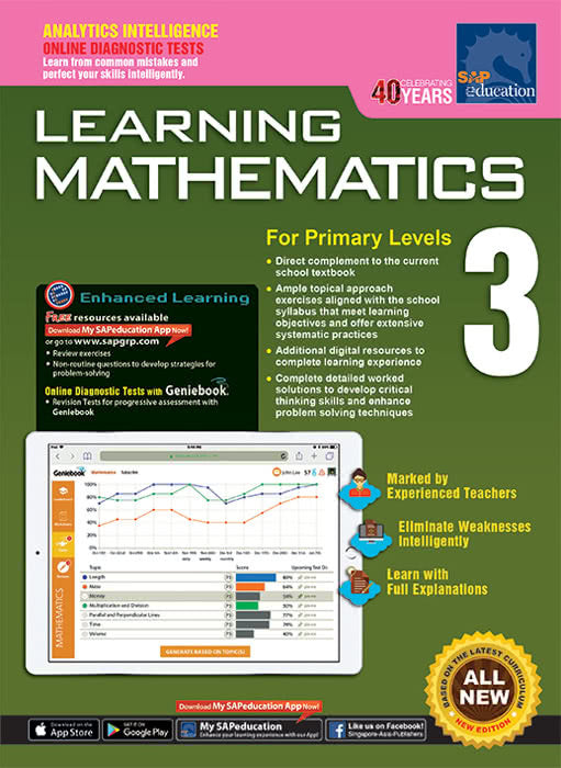 Learning Mathematics for Primary 3 + Geniebook