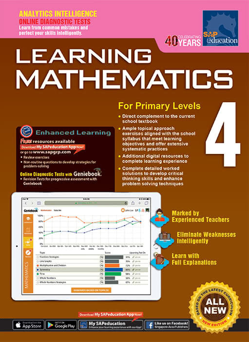 Learning Mathematics for Primary 4 + Geniebook