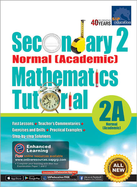 Secondary 2 Normal (Academic) Mathematics Tutorial 2A