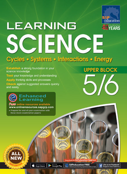 Learning Science Upper Block 5/6: Diversity, Cycles, Systems, Interactions, Energy