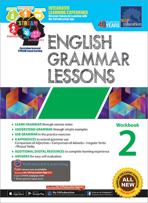 English Grammar Lessons Workbook 2