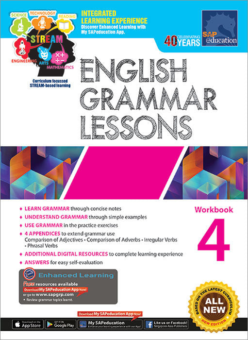 English Grammar Lessons Workbook 4