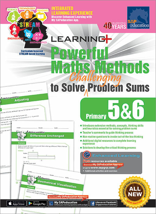 Learning+ Powerful Maths Methods to Solve Challenging Problems Sums Primary 5&6