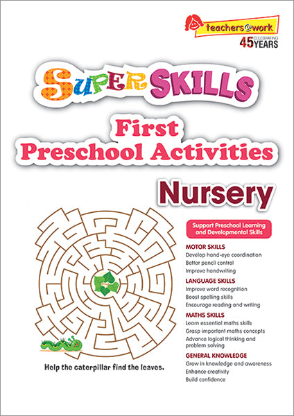 Super Skills First Preschool Activities Nursery