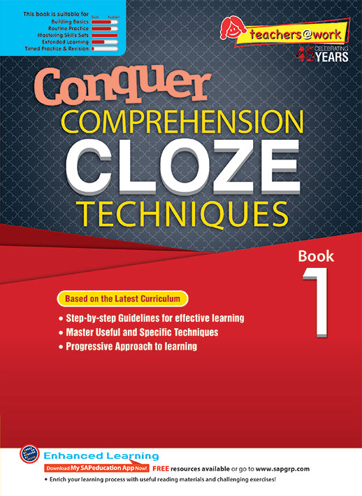 Conquer Comprehension Cloze Techniques Book 1