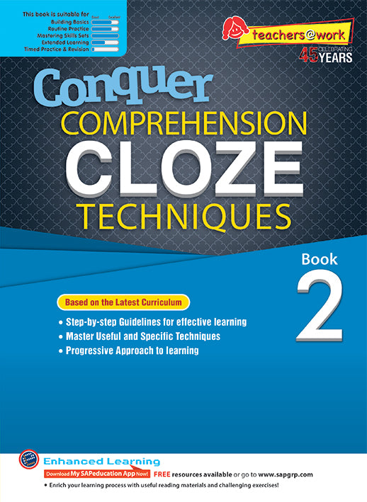 Conquer Comprehension Cloze Techniques Book 2