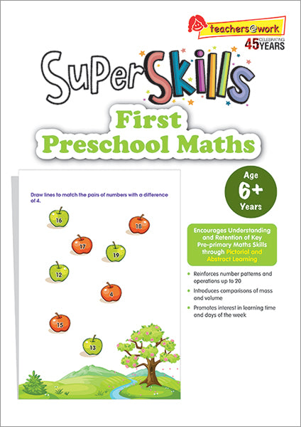 Super Skills First Preschool Maths for Age 6+