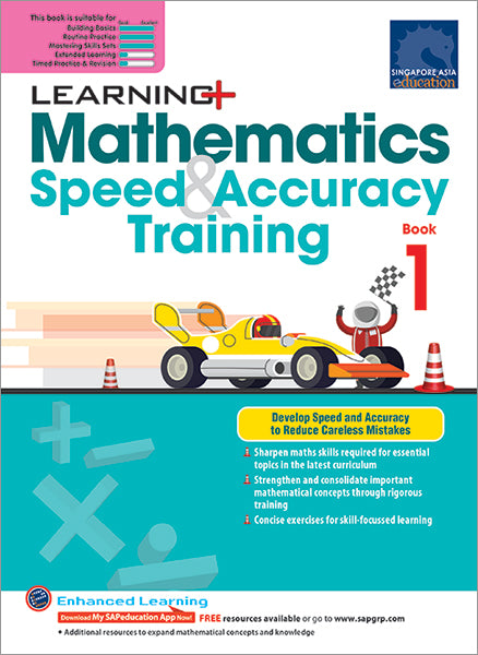 Learning+ Mathematics Speed & Accuracy Training Book 1