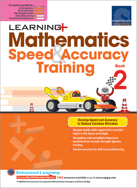 Learning+ Mathematics Speed & Accuracy Training Book 2