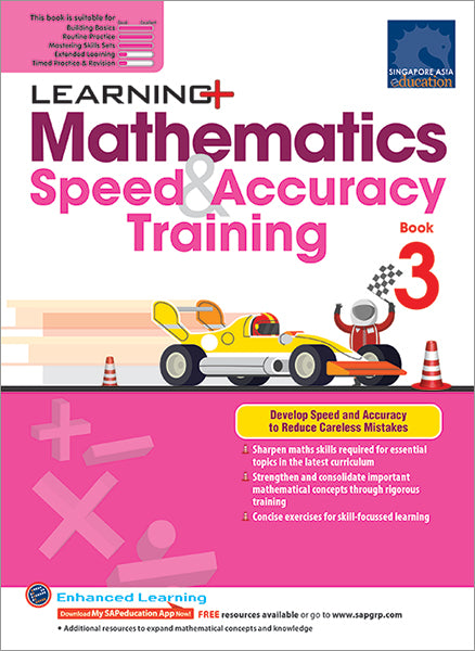 Learning+ Mathematics Speed & Accuracy Training Book 3