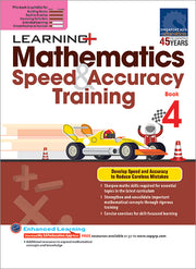 Learning+ Mathematics Speed & Accuracy Training Book 4